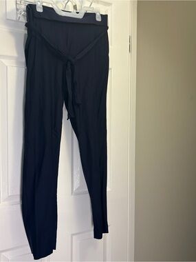 Deep Navy Tie-Waist Women's Pants